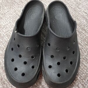 Crocs Freesail Black Women's Slip On Shoe Casual Beach Boating Size 8